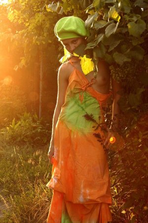 Cute young lady is demonstrating her body photo 7