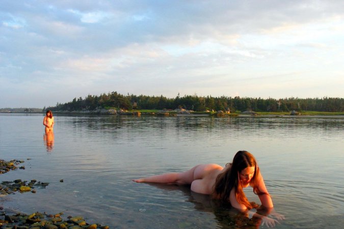 Horny babes are showing bodies on the beach photo 3