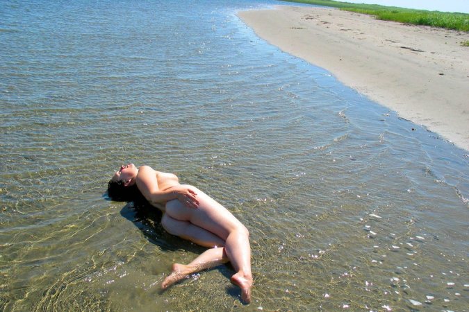 Horny babes are showing bodies on the beach photo 4