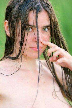 Wonderful girl is having solo in the river photo 1