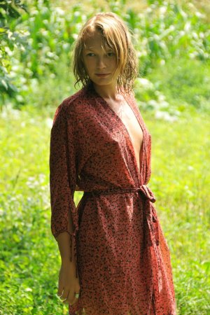 Lovely blonde is enjoying gentle solo photo 18