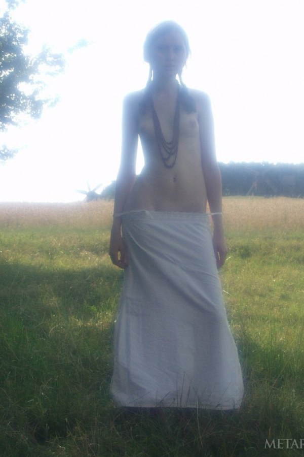Katya B – Sexy babe is walking with the horse