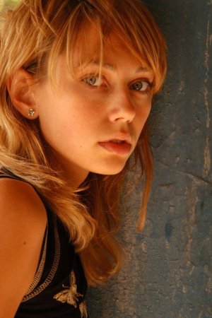 Young blonde is having solo outdoors photo 9