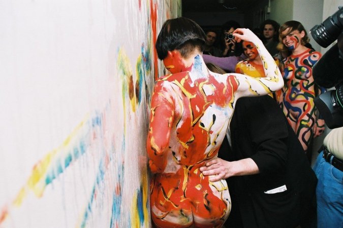 Hot models covered in some very cool body paint photo 2
