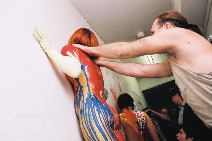 Hot models covered in some very cool body paint photo 3