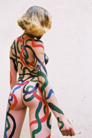 Hot models covered in some very cool body paint photo 16