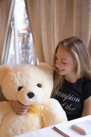 European blonde cutie showing her sex appeal photo 5