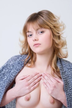 Petite blondie with a hairy pussy photo 6