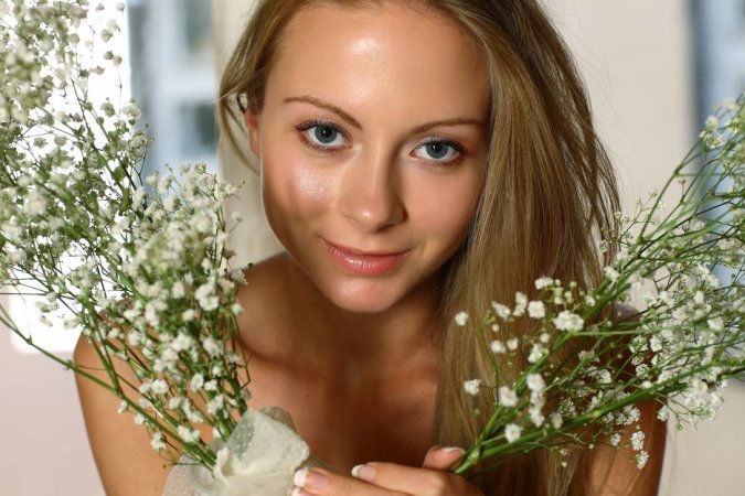Beautiful model is enjoying passionate solo photo 9