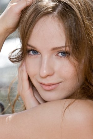 Amazing beauty naked on the balcony photo 8
