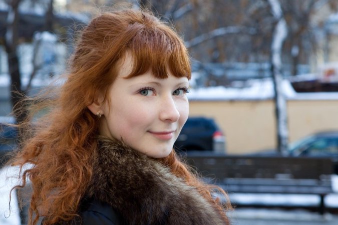 Redhead babe is enjoying sweet solo photo 7