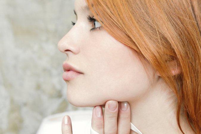 Redhead girl is practicing awesome solo with pleasure photo 3
