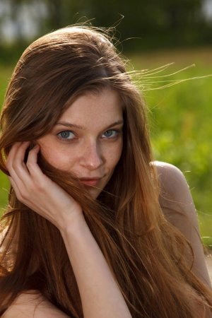 She will show you her awesome trimmed pussy outdoors photo 18