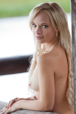 Princess in stockings is touching herself photo 7