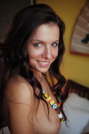 Sweetie poses in her favorite beads. photo 15