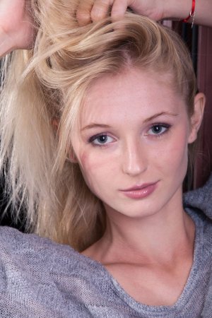 Skinny teen naked in the night air photo 4