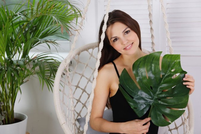 Cutie reveals her hobby in the armchair photo 13
